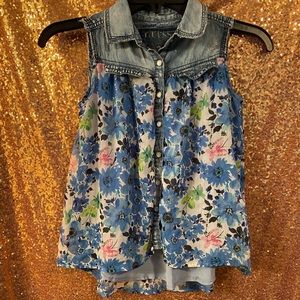 Girl button down blouse